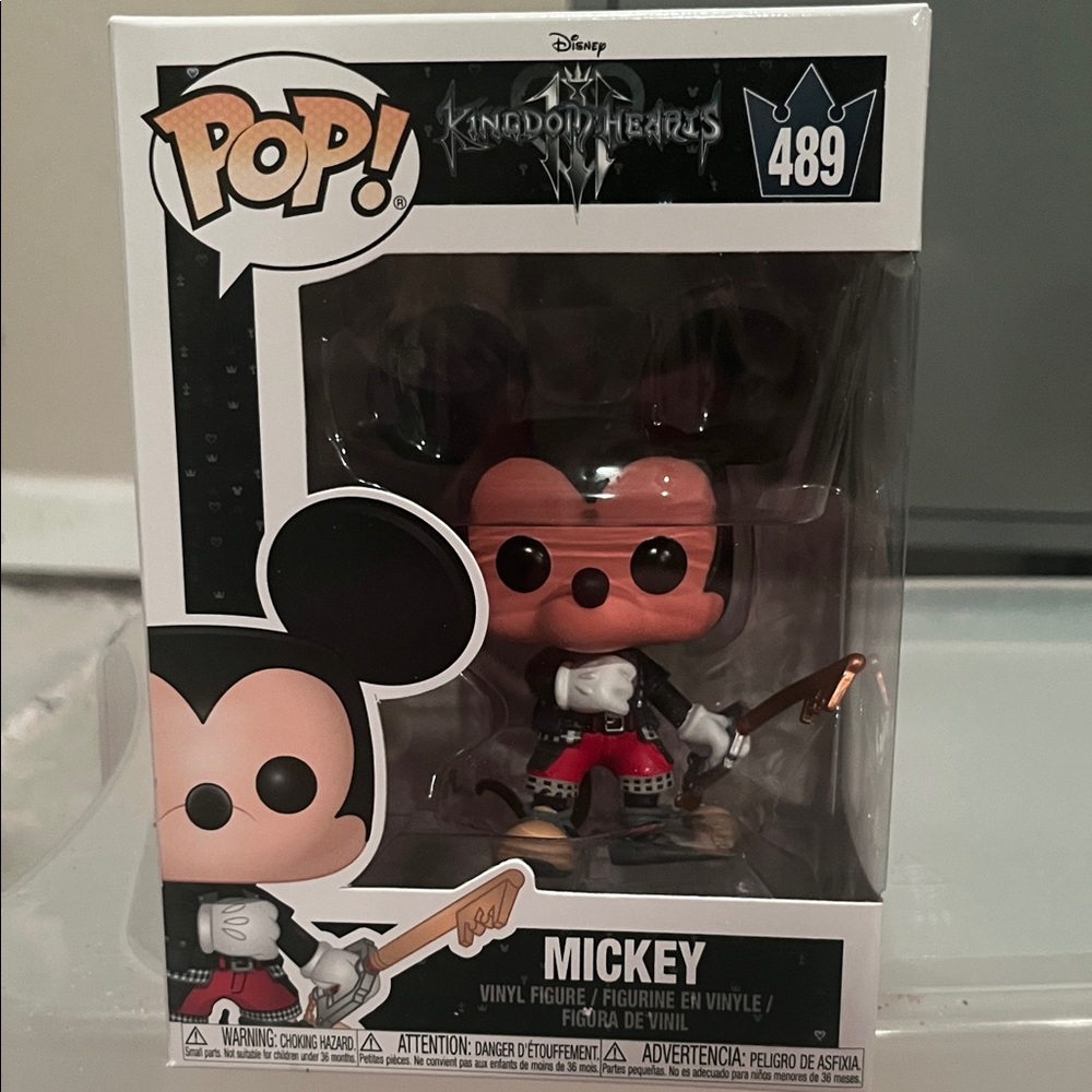 Funko Pop Mickey Figure - Black and Red